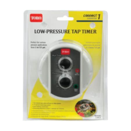 Programmable 1 Zone Low-Pressure Tap TimerGray